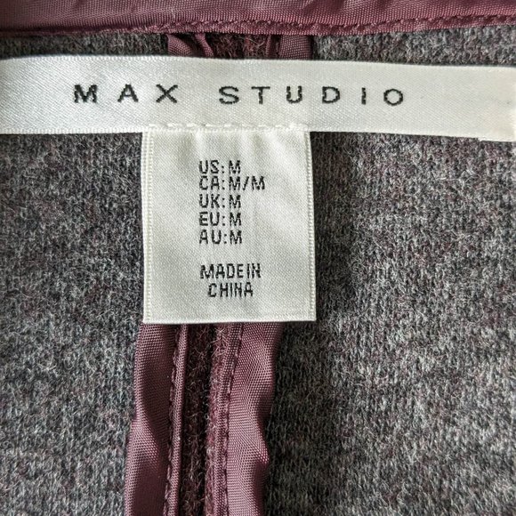 Women's Max Studio Wool Coat/Cloak - Picture 5 of 6